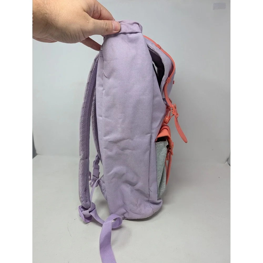 Herschel Supply Co Little America Backpack Lavender Coral Grey Colorblock